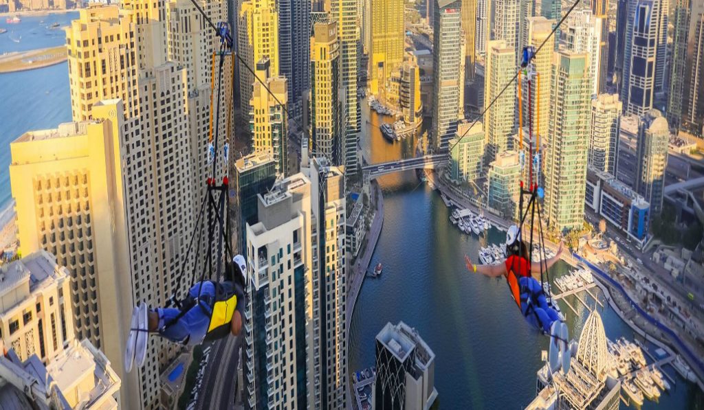 XLine Dubai Marina Zipline