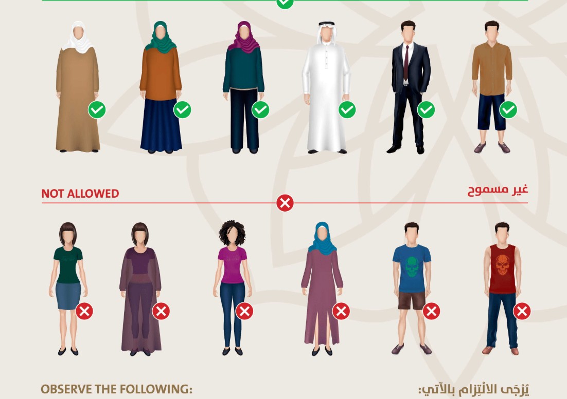 Jumeirah Mosque Dress Code