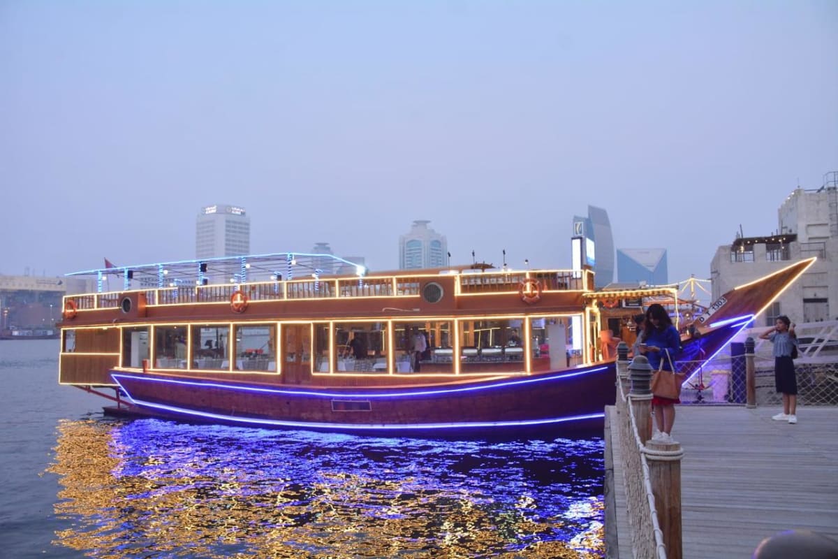 Dhow Cruise Creek Dinner Dubai