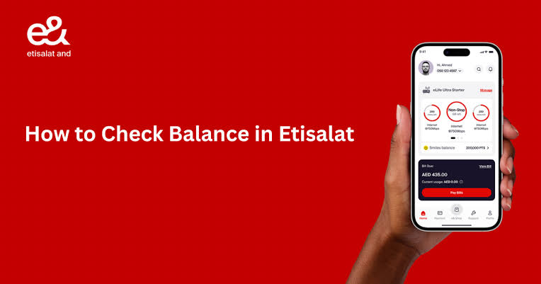Etisalat Balance Check UAE 2026