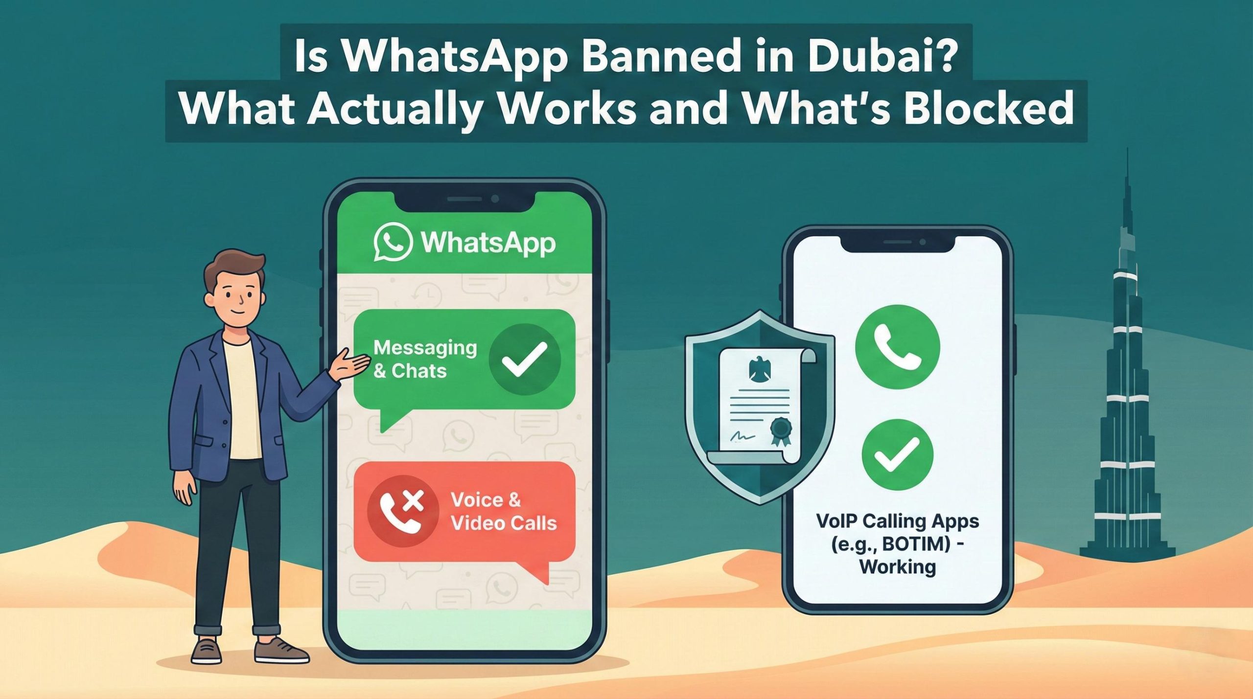 Why WhatsApp Call Is Banned in Dubai