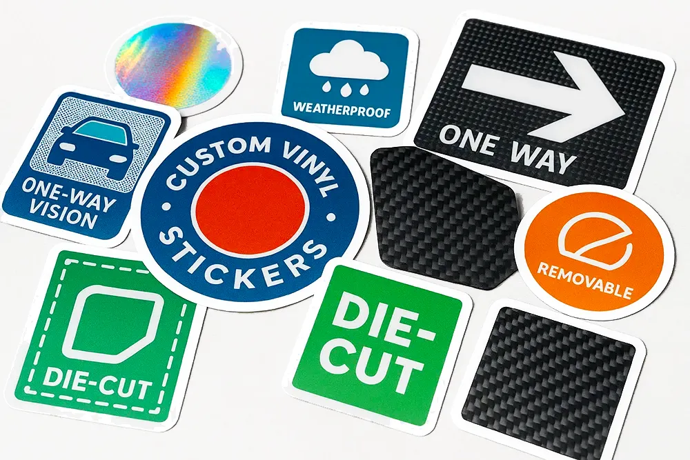 Vinyl Stickers Printing in Dubai
